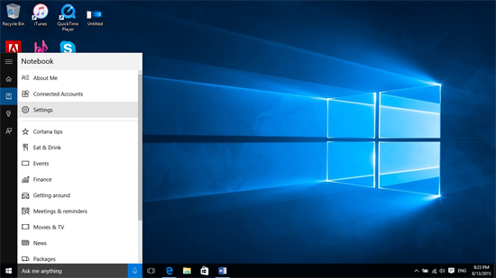 Hướng dẫn kích hoạt trợ lý ảo Cortana trên Windows 10 và các thao tác